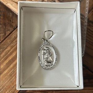 Saint Christopher Silver Pendant